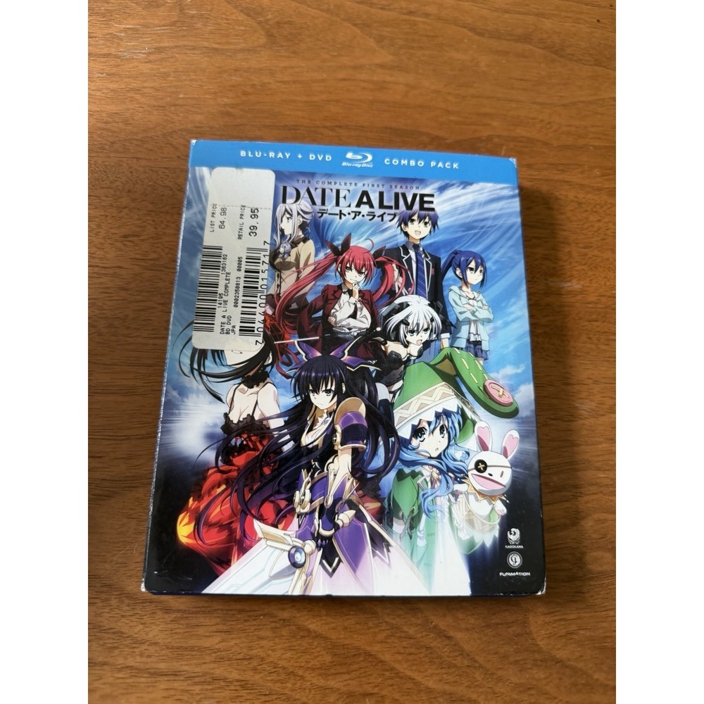 Date A Live: Complete First Season - Blu-ray/DVD Anime w/ Slipcover